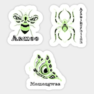 Agender Indigenous Buggies Sticker